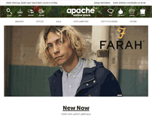 Tablet Screenshot of apacheonline.co.uk
